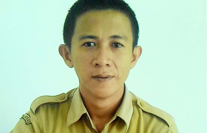 Sekretaris ULP Kabupaten Nias Barat Noverman Daely | Foto Putra Nainggolan