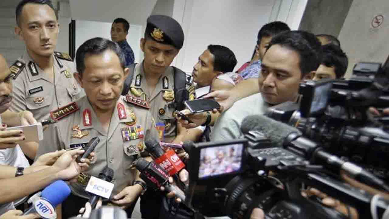 Kapolri Jenderal Tito Karnavian saat memberi keterangan kepada wartawan (Foto: ant)