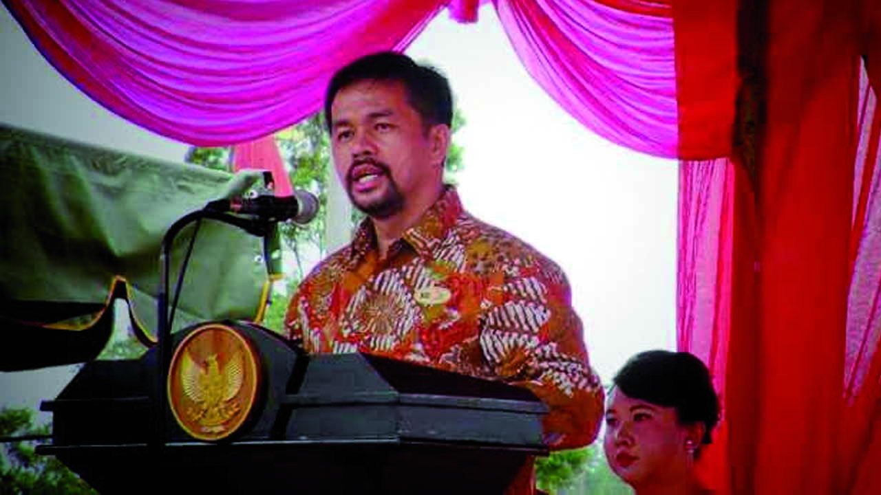 Ketua Umum Himpunan Masyarakat Nias Indonesia (HIMNI) Marinus Gea (Foto: Wilson Loi)