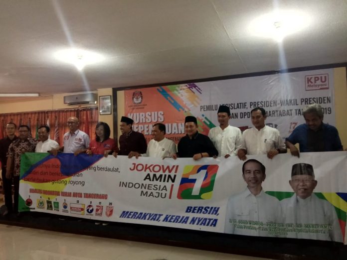 KPU Kota Tangerang Serahkan APK Kepada Peserta Pemilu 2019 